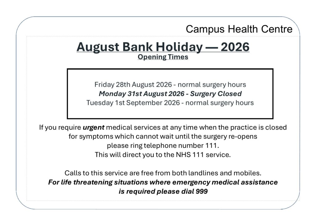 August Bank Holiday 2026 Closure Sign